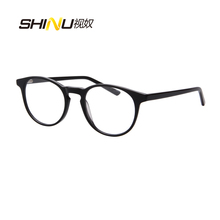 Высококачественные ультратонкие ацетатные очки для чтения, модные прогрессивные многофокальные линзы с считывателем для ближнего и дальнего зрения, Gafas SH045 2024 - купить недорого