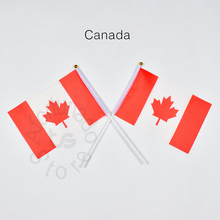 Canada 14*21cm flag  Banner  hand waving National flag Home Decoration flag banner 2024 - buy cheap