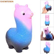 Squishy Rainbow Alpaca Phone Straps Slow Rising Bun Charms Gifts Toys  Stress Relief Relie 2024 - buy cheap