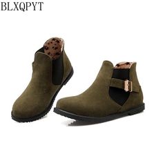 Big size 30-52 Botas Mujer Winter short Boots New Round Toe Buckle Boots For Women Sexy Ankle Fashion Winter Shoes Casual  502 2024 - buy cheap