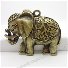 3pcs Vintage Charms Elephant  Pendant Antique bronze Fit Bracelets Necklace DIY Metal Jewelry Making 2024 - buy cheap