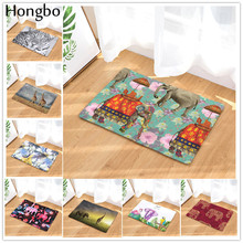 Hongbo Entrance Door Mat Cartoon Elephant Giraffe Kitchen Rugs Bedroom Carpets Decorative Stair Mats Home Decor Crafts 2024 - buy cheap