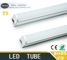 Tubo de luz LED T5, 8W, 2 pies, SMD2835, 600mm, 576mm, lámparas DC12-24v, blanco frío/cálido 2024 - compra barato
