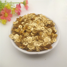 50g(10000pcs) 4mm Cup Loose Sequins Round Paillette Wedding Garment Accessory Sewing Craft Matte Gold Matt Color Spangles 2024 - buy cheap