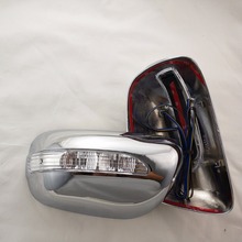 Acessórios para automóveis, capa cromada para espelho traseiro, com led, para toyota corolla 2005, flleder 2005, yaris 2006 desejos 2003 a 2006 2024 - compre barato