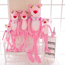 60-130 см большая Розовая пантера кукла леопардовая Мягкая Плюшевая Игрушка Животные Куклы для мальчиков пантера плюшевая игрушка милые большие леопардовые куклы 2024 - купить недорого