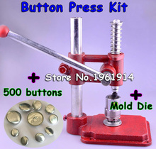 Fabric Covered Button Press Machine Handmade Fabric Self Cover Button Maker Machines Mold Tools 500 pcs buttons wholesale 2024 - buy cheap