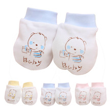 1 Pairs Cute Cartoon Baby Infant Boys Girls Anti Scratch Mittens Soft Gloves Newborn Baby Gloves Baby Glove Gift   Z704 2024 - buy cheap