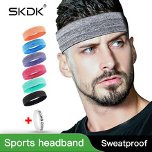 SKDK Headband Sweatband Elastic Yoga Running Fitness Sweat band Headband Hair Bands Head Prevent Sweat Band Sports Equipment 2024 - buy cheap