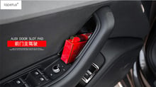 Аксессуары, подходящие для Audi A4 B9 A5 Avant Allroad Quattro 2016-2020, ручка передней двери, подлокотник, контейнер, держатель, ящик для хранения 2024 - купить недорого