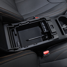 Автомобильный центральный подлокотник ящик для хранения Органайзер лоток для SUBARU XV 2018 2019 аксессуары для автомобиля-Стайлинг 2024 - купить недорого