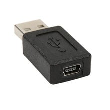 Kebidu conversor usb macho para mini usb, 5 pinos fêmea usb a 5 pinos mini usb b adaptador macho para fêmea 2024 - compre barato