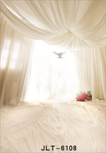 Pano de fundo para estúdio fotográfico, cortina branca para fotografia, ideal para casamentos e crianças 2024 - compre barato