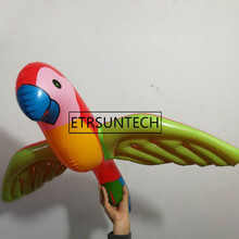 Suministros de decoración para fiesta de loros inflables de PVC, 50 Uds., alas inflables de animales, accesorios para escenario 2024 - compra barato