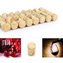 10PCS/ Lot Straight Wood Corks Wine Bottle Stopper Corks Wine Stoppers Bottle Plug Bar Tools Wine Cork Wooden Sealing Caps 2024 - buy cheap