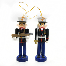 HT139 marionetas de muñecas móviles Boutique 12CM soldado marinero Cascanueces, madera pintado a mano nogal regalos 2 unids/lote 2024 - compra barato