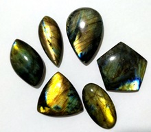 5pcs/lot Semi Stone Natural Labradorite Pendant cabochon mixed shape,good quality strong shine labradorite pendant, size 25mm+ 2024 - buy cheap