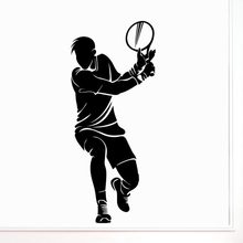 Tennis Wall Sticker Window Sports Posters Vinyl Wall Decals Home Decoration Decor Mural Tennis Car Decal 2024 - buy cheap