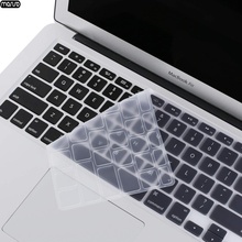 MOSISO водонепроницаемый силиконовый чехол для клавиатуры протектор для Macbook Air Pro с Retina 11 12 13 15 Сенсорная панель 2015 2016 2017 2018 2024 - купить недорого