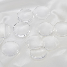 50 шт. 15*15 мм прозрачный круглый куполообразный Кабошоны с увеличительным стеклом для круглых стеклянных вставок подвесной лоток 2024 - купить недорого