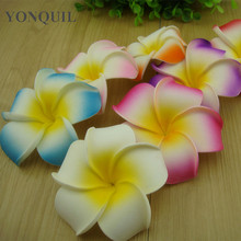 6 CM 8Colors Foam Hawaiian Plumeria Flower Frangipani Flower Hairclips/Bridal Hairclips/Wedding ,50 Pcs/Lot 2024 - buy cheap