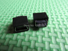 New 20 sets / pcs DIY straight  USB b Mini 5 pins Female Plug Connector Socket with Plastic Cover , Free shipping 2024 - buy cheap