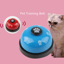 Fashion Stainless Steel Plastic Pet Dog Training Bell Metal Bell Creative Paint Pet Toys Training Call Bell for Pet Dog 2024 - buy cheap