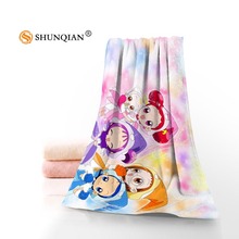 New Custom Ojamajo Towel Printed Cotton Face/Bath Towels Microfiber Fabric For Kids Men Women Shower Towels YT567 2024 - buy cheap