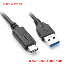 Реверсивный кабель для передачи данных, 30 см, 1 м, 2 м, 3 м, USB 3,0, 3,1, Тип C, штекер 2024 - купить недорого
