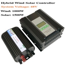 2500/3000/3500W Discharge Resister 48V 1000W Wind 1500W Solar Buck and Boost Hybrid MPPT Controller with TwDC Output Interfaces 2024 - buy cheap