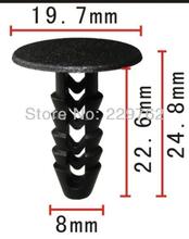 Free Shipping 100PCS  Interior decoration Retainer For FIAT Auto Plastic Fasteners Car Plastic Clips Automotive Clip and Fastner 2024 - buy cheap