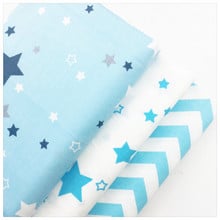 Diy Cotton Quilting Fabric for Handmade Sewing Patchwork Tissue Kids Bedding Bags Tilda Doll Baby Cloth Textiles Stars Print 2024 - buy cheap