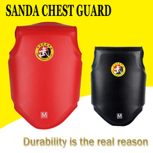 GINGPAI Sanda Chest Protector One-time forming MMA Boxing Muay Thai Chest Protector Martial Arts Sanda Chest Protective Vest 2024 - buy cheap
