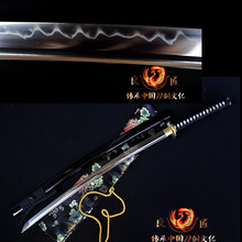 Hand forged T10 Clay tempered japanese samurai sword katana  full tang sharpened 2024 - buy cheap