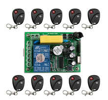 Controle de rádio sem fio ac220v 10a, receptor, interruptor de controle remoto, relé de rf 315 mhz 433 mhz