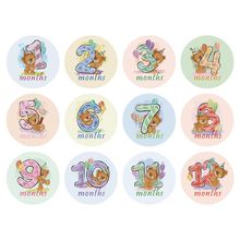 12 Pcs/set Month Sticker Baby Photography Milestone Memorial Monthly Newborn Kids Commemorative Card Number Photo Props-S006 2024 - buy cheap