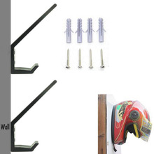 2pcs/lot Bicycle Motorcycle Helmet Holder Storage Shelves Wall Hanger Rack Accessories 2024 - buy cheap