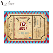 Circus Animal Theme Invitation Card Party Supplies Animals Invitation Party Decorations Kids Event Birthday Custom-Made 20PCS 2024 - buy cheap