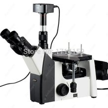 Microscopio-AmScope 50X-1250X, microscopio metalúrgico invertido + CÁMARA DE 10MP Win/Mac 2024 - compra barato