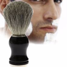 Fashion For Men Badger Hair Black ABS Handle Shaving Brush Barber Tool High Quality Pro 2024 - buy cheap