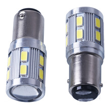 2pcs S25 1157 BAY15D 12 LED 5630 SMD P21/5W 2057 7528 Car Tail Led Bulbs Brake Lights white red yellow 2024 - buy cheap