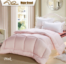 Edredones y mantas acolchadas de invierno, ropa de cama de tren, KIng, Queen, colcha de poliéster completo, color rosa 2024 - compra barato