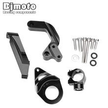 Bjmoto For Suzuki GSXR1000 GSXR 1000 2009-2015 Motorcross Adjustable Steering Stabilizer liner Damper Bracket Mount Support Kit 2024 - buy cheap