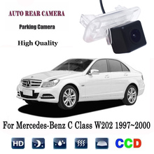 Камера заднего вида для Mercedes-Benz MB C Class W202 1997 ~ 2000 CCD камера заднего вида камера номерного знака 2024 - купить недорого