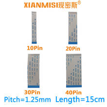 FFC FPC Flat Flex Cable 10Pin 20Pin 30Pin 40Pin Opposite Side 1.25mm Pitch AWM 20624 20798 80C 60V Length 15cm 2PCS 2024 - buy cheap