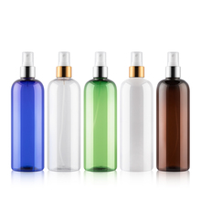 Botella pulverizador de plástico vacío con atomizador de oro/plata mate, envase recargable de agua, Perfume cosmético, 12 Uds., 500ML 2024 - compra barato