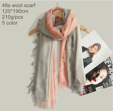 Naizaiga 48s wool gradual  thicken soft 100% wool scarf women big shawl real wool support test  , QYR54 2024 - buy cheap