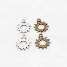 Vintage Trendy Steampunk Gear Charms Metal Zinc Alloy Cameo Small Gear Jewelry Pendant 50pcs 19*23mm 8302 2024 - buy cheap