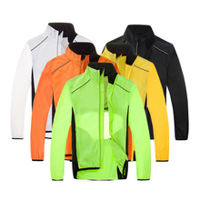 Оранжевая ветрозащитная велосипедная куртка mtb для горного велосипеда, Мужская сухая Светоотражающая дождевая куртка, Женский дождевик, велосипедная одежда, ветровка 2024 - купить недорого