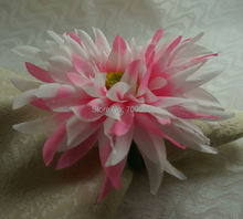 Anel de guardanapo de flor de seda feitos à mão, suporte do guardanapo de casamento, 2024 - compre barato